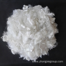 7D White hollow siliconized polyester fiber